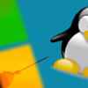 WindowsのマークとLinuxのペンギンが一緒にのった絵。WSLはWindowsからLinuxを扱うことのできるツールなので、それを表した。